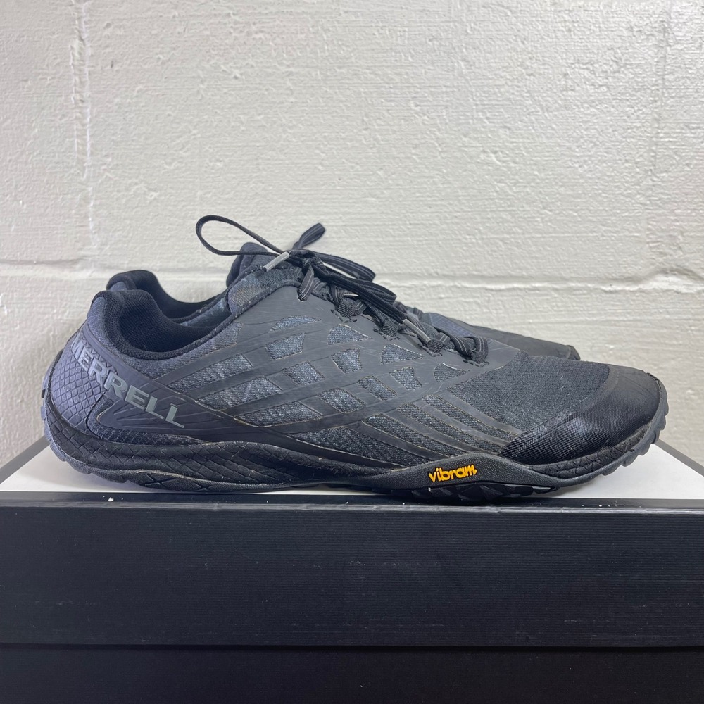 MERRELL Trail Glove 4 J09673 Black Barefoot Running Shoes Sneakers Men's 13 US